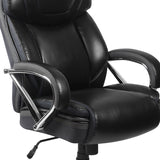 HERCULES Series Big & Tall 500 lb. Rated Black LeatherSoft Executive Swivel Ergonomic Office Chair with Extra Wide Seat 