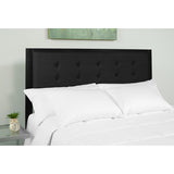 Bristol Metal Tufted Upholstered King Size Headboard in Black Fabric by Office Chairs PLUS