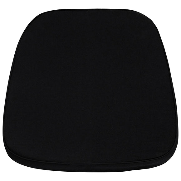 Soft Black Fabric Chiavari Chair Cushion by Office Chairs PLUS