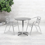 Bistro Table | Round Metal Table for Indoors and Outdoors