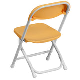 Kids Yellow Plastic Folding Chair