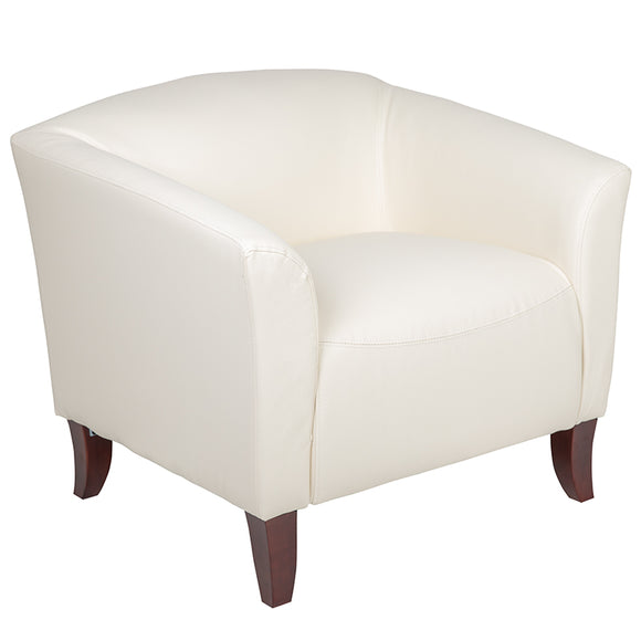 HERCULES Imperial Series Ivory LeatherSoft Chair