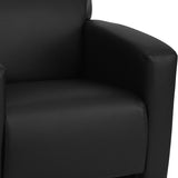 Office Couch-HERCULES Majesty Series Reception Area Chair Black