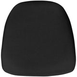 Hard Black Fabric Chiavari Chair Cushion by Office Chairs PLUS