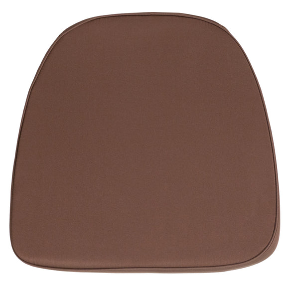 Soft Brown Fabric Chiavari Chair Cushion by Office Chairs PLUS