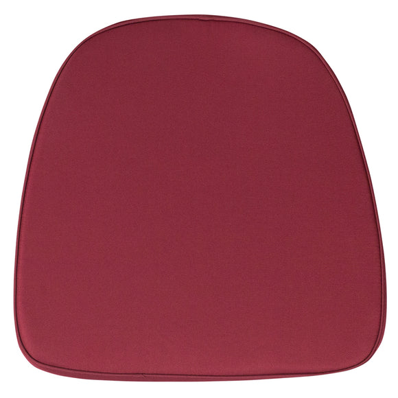 Soft Burgundy Fabric Chiavari Chair Cushion by Office Chairs PLUS