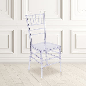 Flash Elegance Crystal Ice Blue Stacking Chiavari Chair by Office Chairs PLUS