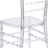 Flash Elegance Crystal Ice Stacking Chiavari Chair
