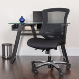 High Back Black Mesh Multifunction Executive Swivel Ergonomic Office Chair with Molded Foam Seat and Adjustable Arms by Office Chairs PLUS