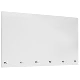 Acrylic Suspended Register Shield / Sneeze Guard, 24"H x 42"L - Hanging and Mounting Hardware Included