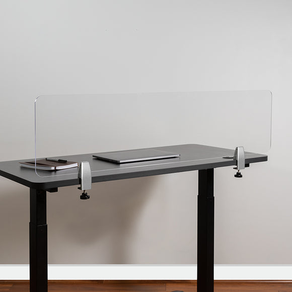 Clear Acrylic Desk Partition, 12