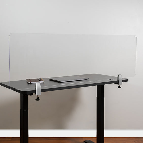 Clear Acrylic Desk Partition, 18