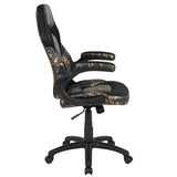 X10 Gaming Chair Racing Office Ergonomic Computer PC Adjustable Swivel Chair with Flip-up Arms, Camouflage/Black LeatherSoft