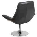 HERCULES Sabrina Series Gray LeatherSoft Side Reception Chair