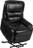 HERCULES Series Black LeatherSoft Remote Powered Lift Recliner