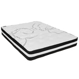 Capri Comfortable Sleep 10 Inch CertiPUR-US Certified Hybrid Pocket Spring Mattress, Full Mattress in a Box