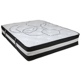 Capri Comfortable Sleep 12 Inch CertiPUR-US Certified Hybrid Pocket Spring Mattress, Full Mattress in a Box