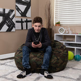 Oversized Bean Bag Chair for Kids and Adults in Camouflage