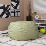 Oversized Bean Bag Chair for Kids and Adults in  Green Dot