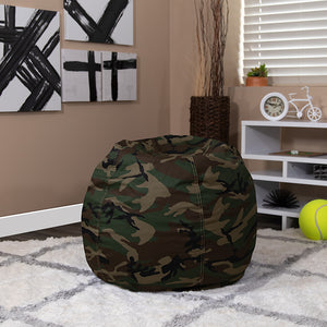 Small Camouflage Bean Bag Chair for Kids and Teens by Office Chairs PLUS
