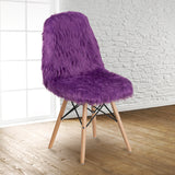 Shaggy Dog Purple Accent Chair by Office Chairs PLUS
