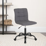 Sorrento Home and Office Task Chair in Dark Gray Fabric by Office Chairs PLUS