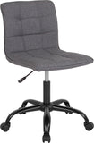 Sorrento Home and Office Task Chair in Dark Gray Fabric