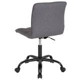 Sorrento Home and Office Task Chair in Dark Gray Fabric