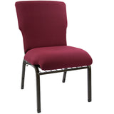 Advantage Maroon Discount Church Chair - 21 in. Wide by Office Chairs PLUS