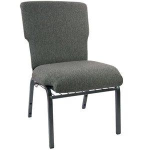 Advantage Charcoal Gray Discount Church Chair - 21 in. Wide by Office Chairs PLUS