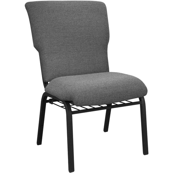 Advantage Black Marble Discount Church Chair - 21 in. Wide by Office Chairs PLUS