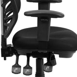 Executive Swivel Ergonomic Office Chair with Adjustable Arms Rated 250 lbs -Multifunction Ergonomic Chair