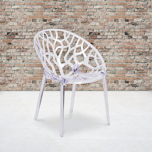 Specter Series Transparent Stacking Side Chair by Office Chairs PLUS