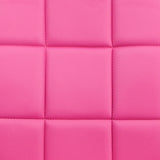 Mid-Back Pink Quilted Vinyl Swivel Task Office Chair 