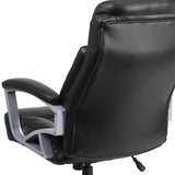 HERCULES Series Big & Tall 500 lb. Rated Black LeatherSoft Executive Swivel Ergonomic Office Chair with Arms