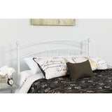Woodstock Decorative White Metal Twin Size Headboard by Office Chairs PLUS