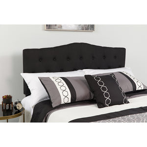 Cambridge Tufted Upholstered Twin Size Headboard in Black Fabric by Office Chairs PLUS