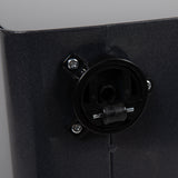 Ergonomic 3-Drawer Mobile Locking Filing Cabinet with Anti-Tilt Mechanism and Hanging Drawer for Legal & Letter Files, Black