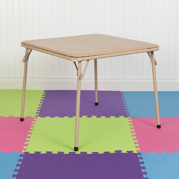 Kids Tan Folding Table by Office Chairs PLUS