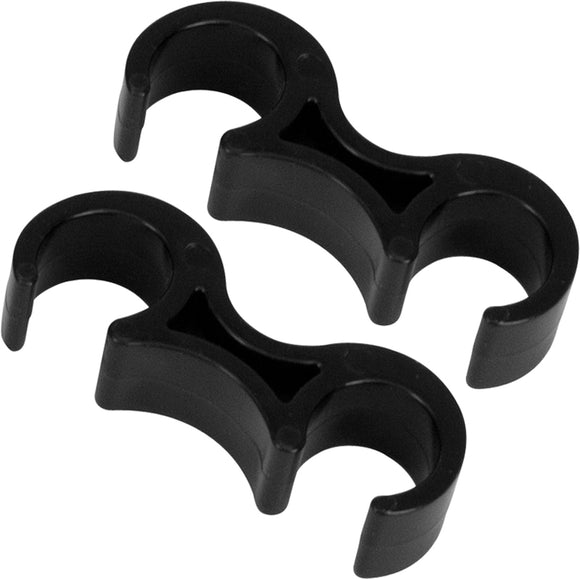 Black Plastic Ganging Clips - Set of 2 by Office Chairs PLUS