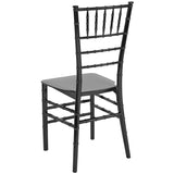 HERCULES Series Black Resin Stacking Chiavari Chair