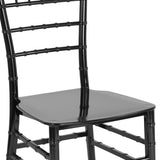 HERCULES Series Black Resin Stacking Chiavari Chair