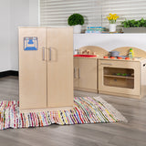 Children's Wooden Kitchen Refrigerator for Commercial or Home Use - Safe, Kid Friendly Design by Office Chairs PLUS
