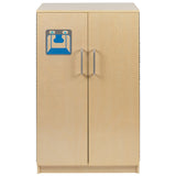Children's Wooden Kitchen Refrigerator for Commercial or Home Use - Safe, Kid Friendly Design