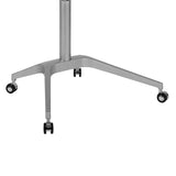 Mobile Sit-Down, Stand-Up Black Computer Ergonomic Desk with 28.25"W Top (Adjustable Range 29" - 41")