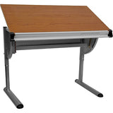 Adjustable Drawing and Drafting Table | Artist Table with Metric Ruler