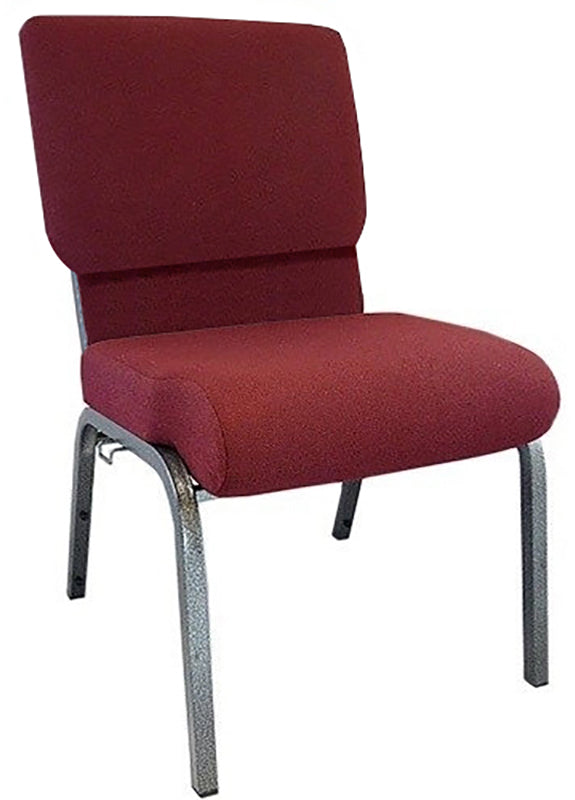 Advantage Maroon Church Chair 20.5 in. Wide by Office Chairs PLUS
