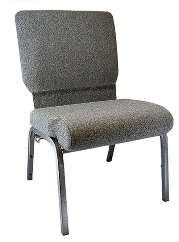 Advantage Charcoal Gray Church Chair 20.5 in. Wide by Office Chairs PLUS