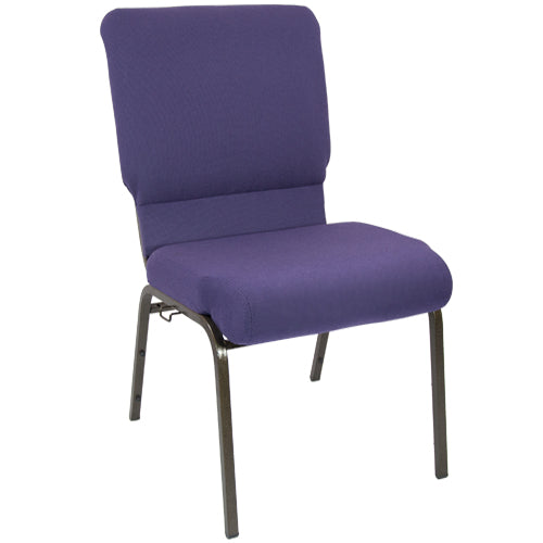 Advantage Eggplant Church Chair 18.5 in. Wide by Office Chairs PLUS