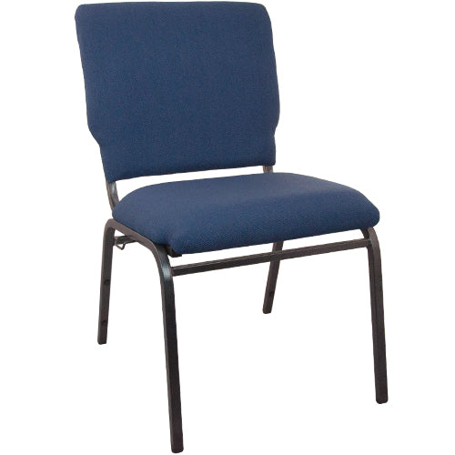 Advantage Navy Multipurpose Church Chairs - 18.5 in. Wide by Office Chairs PLUS